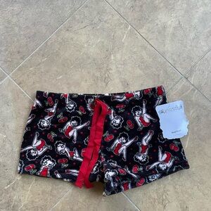 Y2K Betty Boop 
Pajama shorts, super comfy and adorable from the 2000s  flannel